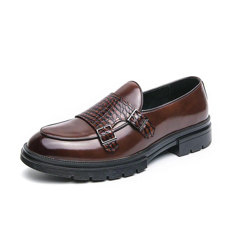 Damen elegante Mokassins mit modischen Schnallen und robustem Profil Heidi Mode - Image 5