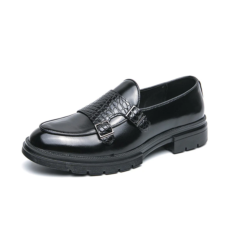 Damen elegante Mokassins mit modischen Schnallen und robustem Profil Heidi Mode - Image 6