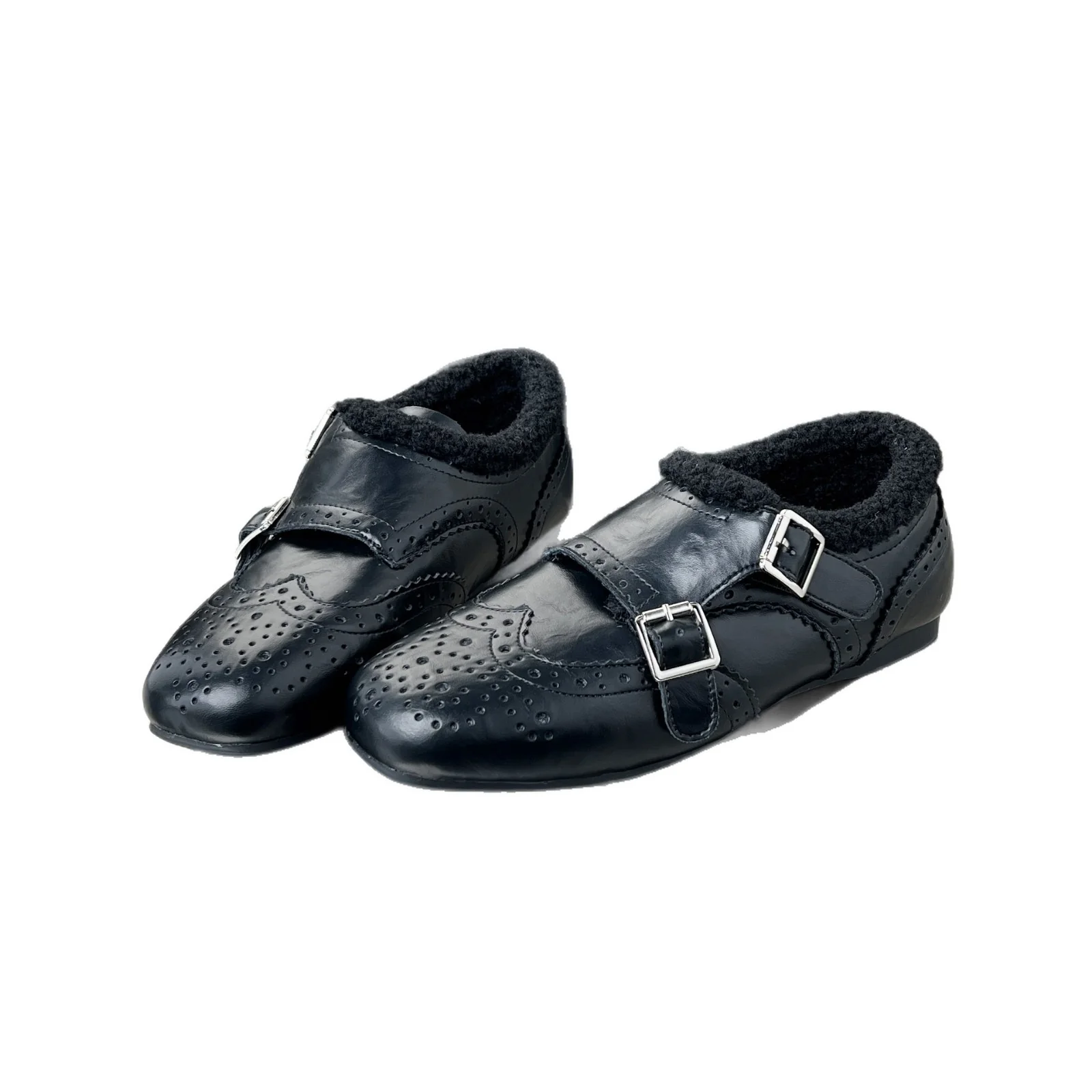 Damen elegante Mokassins mit modischen Schnallen und weichem Innenfutter Heidi Mode - Image 5