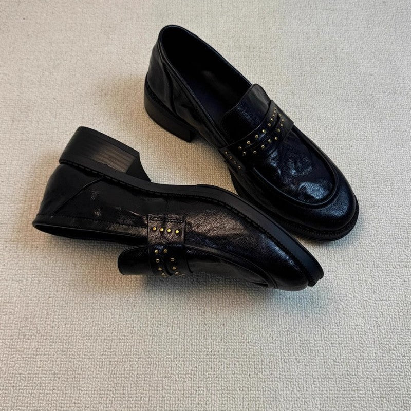 Damen elegante Mokassins mit modischer Nietenverzierung Heidi Mode - Image 4