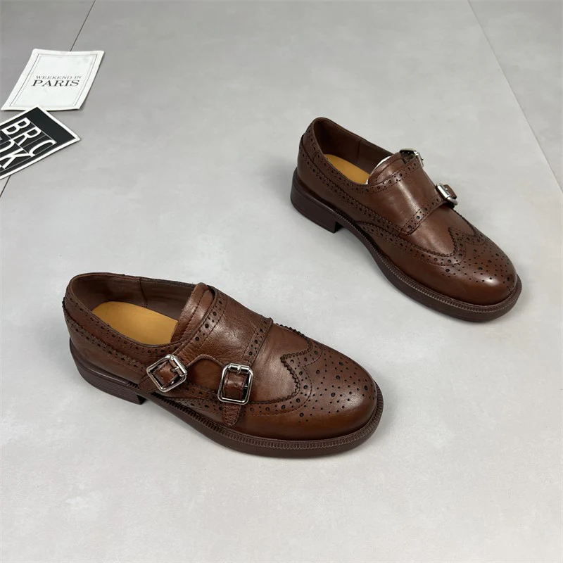Damen elegante Mokassins mit modischer Schnallenverzierung Heidi Mode - Image 2