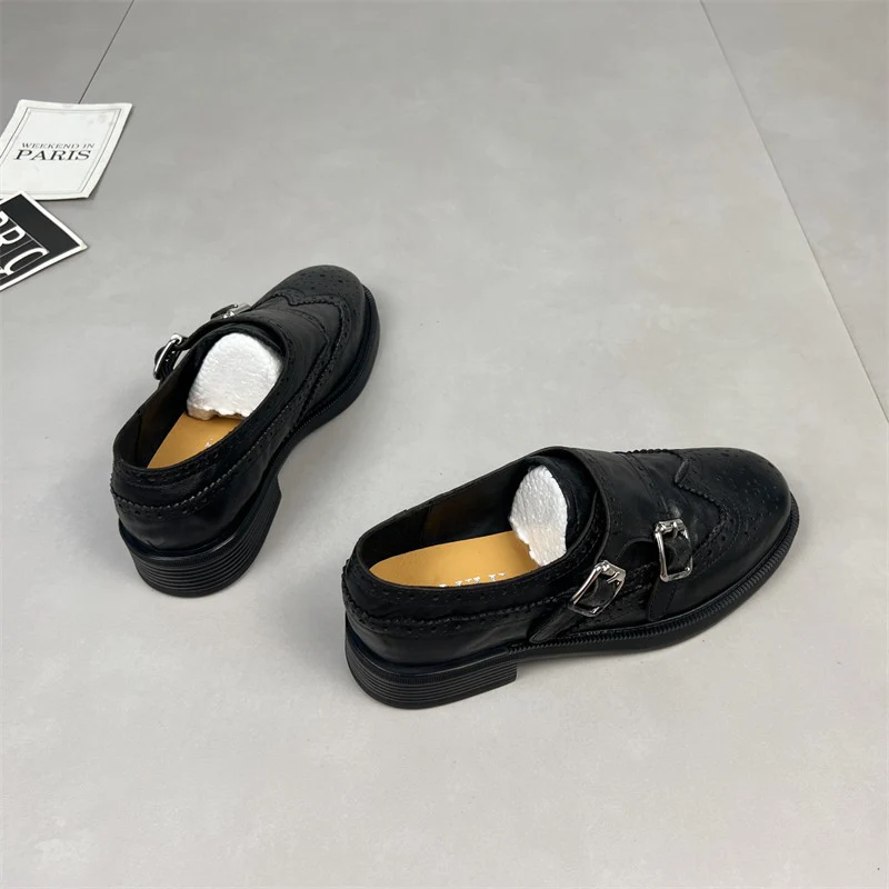 Damen elegante Mokassins mit modischer Schnallenverzierung Heidi Mode - Image 3