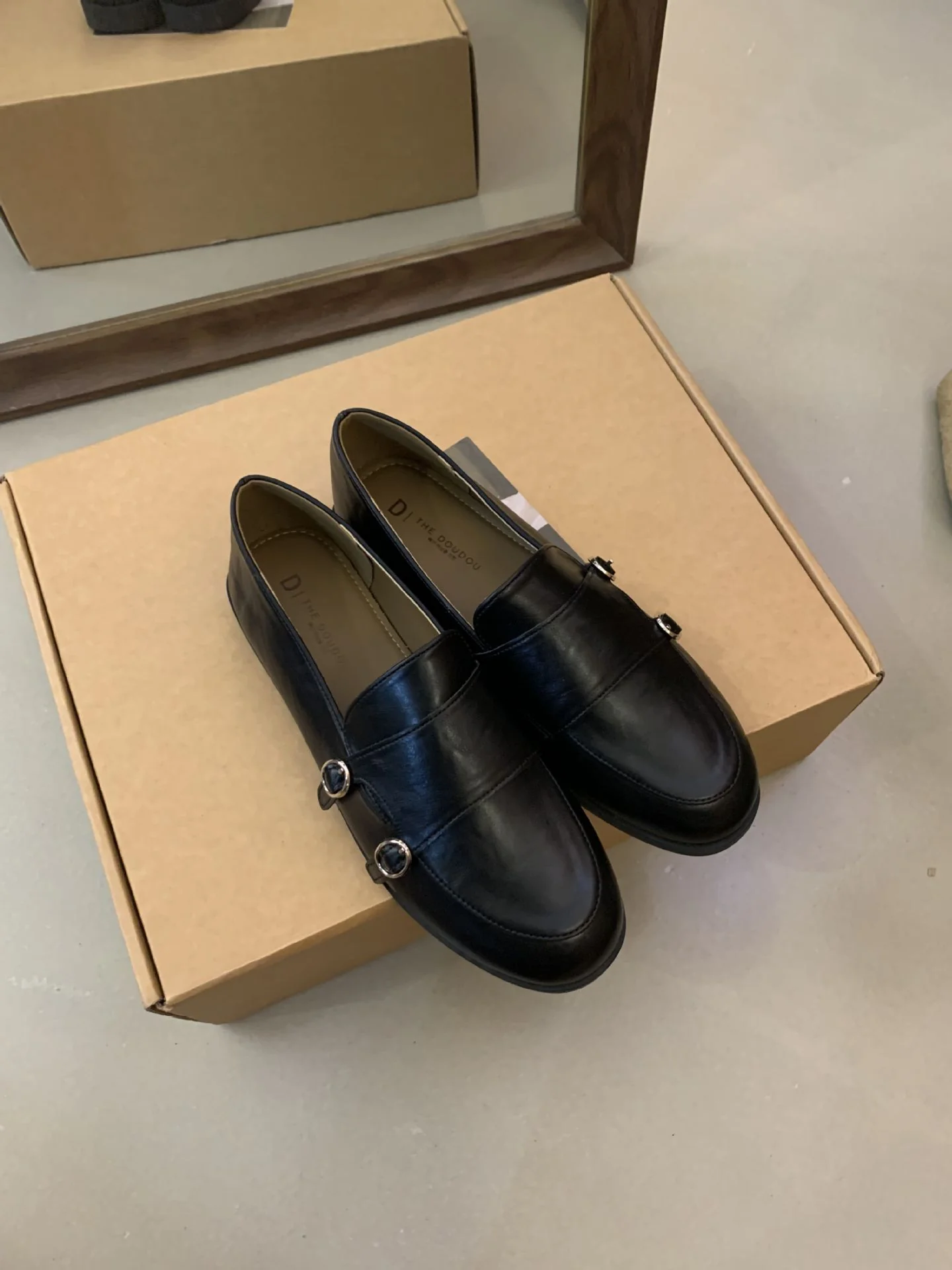 Damen Elegante Mokassins mit modischer Schnallenverzierung Heidi Mode - Image 7