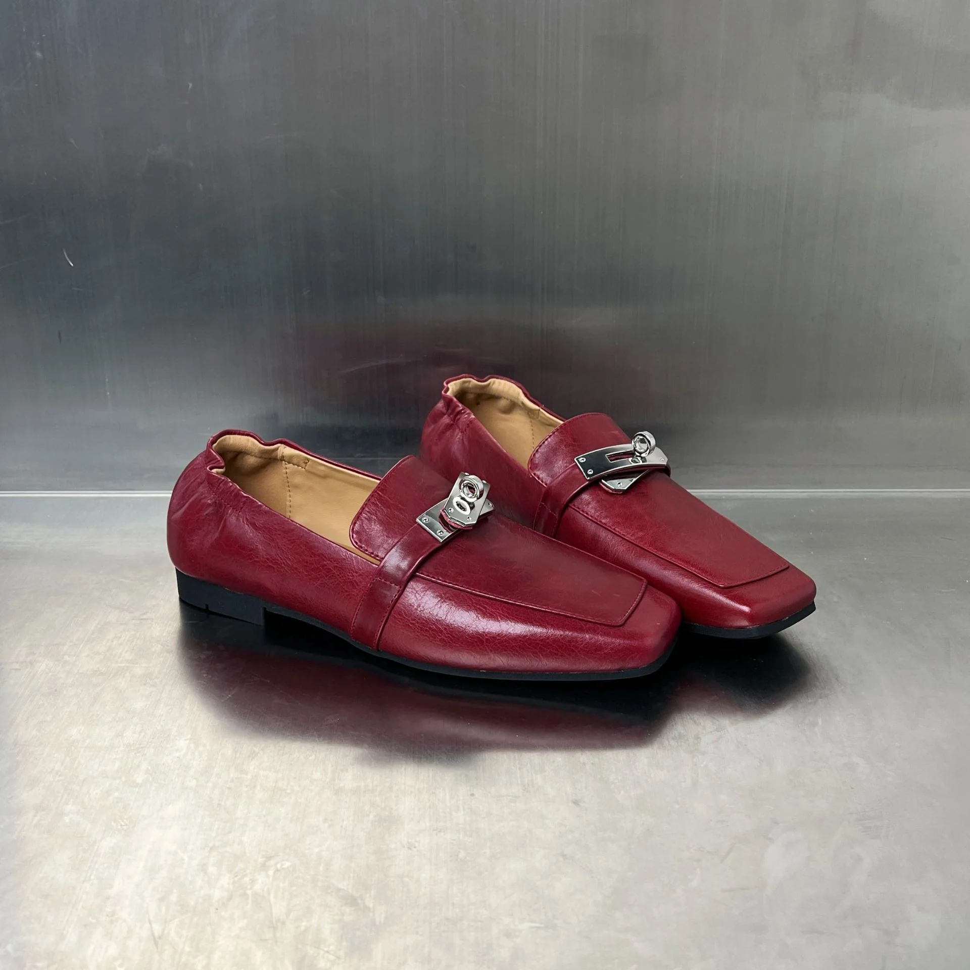 Damen Elegante Mokassins mit modischer Schnallenverzierung Heidi Mode - Image 4