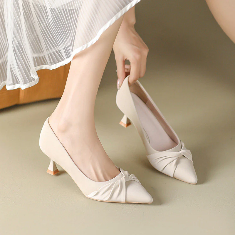 Damen Elegante Pumps mit dekorativem Knoten-Design Heidi Mode - Image 6