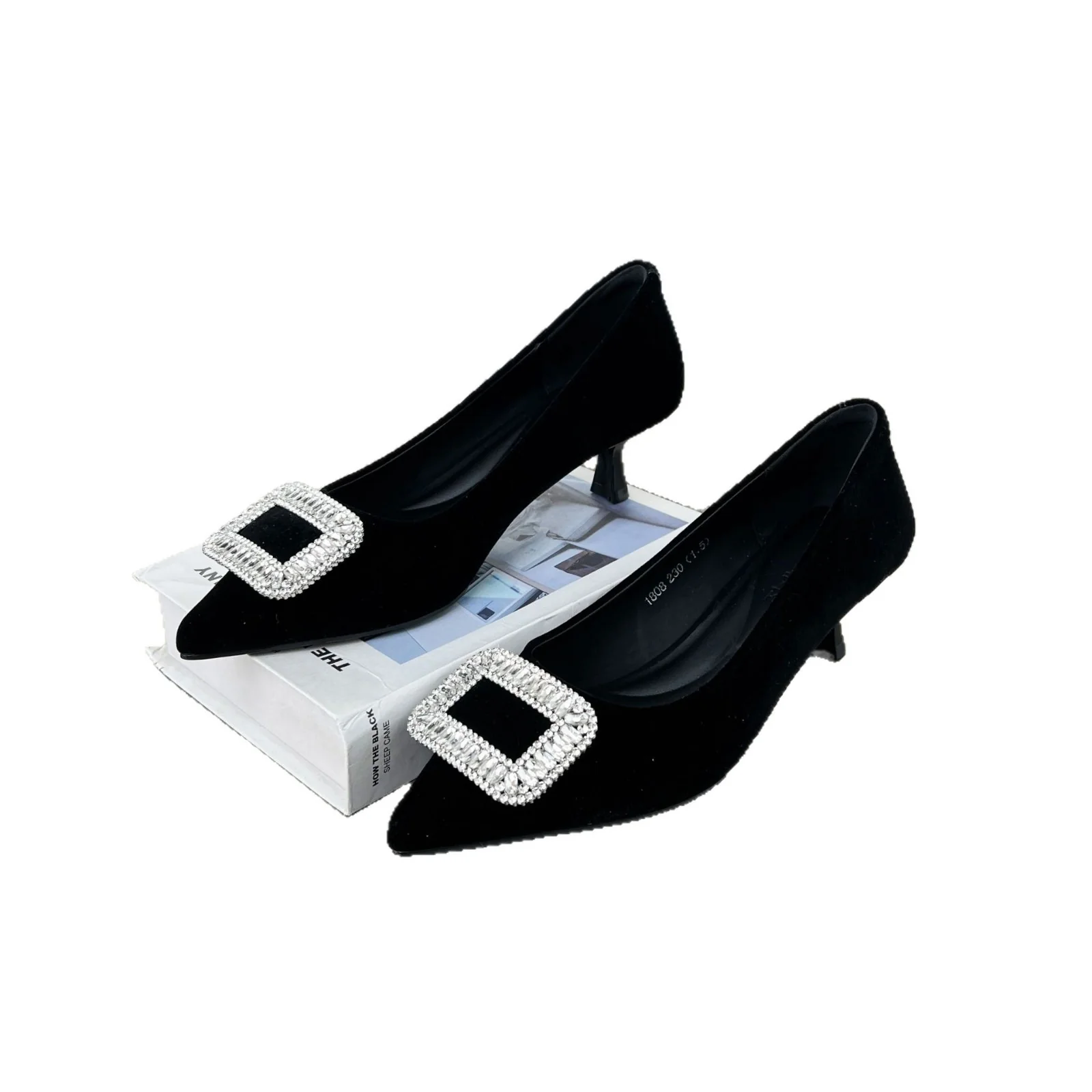 Damen Elegante Pumps mit funkelndem Strassbesatz und komfortablem Absatz Heidi Mode - Image 5