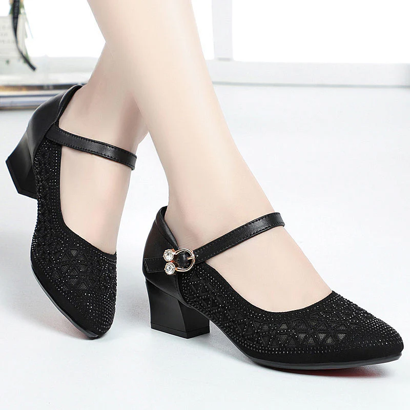Damen Elegante Pumps mit kunstvollem Riemen und filigranem Detail Heidi Mode - Image 2