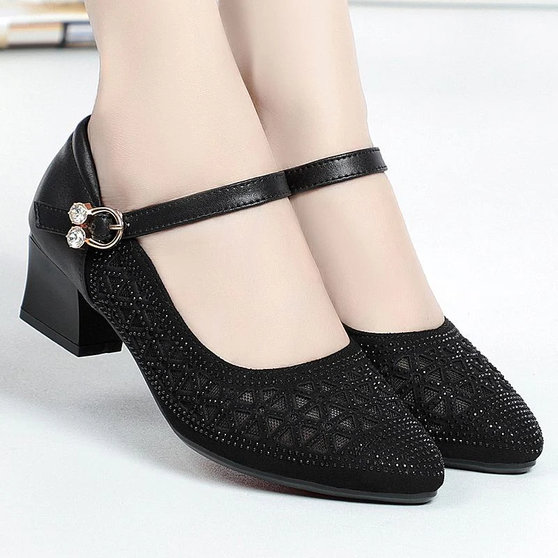 Damen Elegante Pumps mit kunstvollem Riemen und filigranem Detail Heidi Mode - Image 6