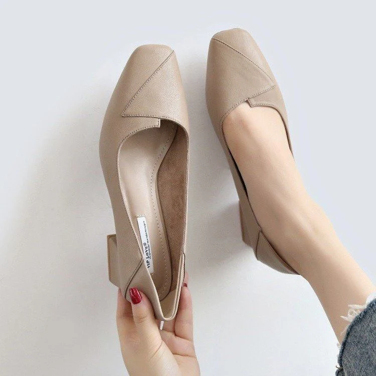 Damen Elegante Pumps mit modernem, spitzen Design und blockierten Absatz Heidi Mode - Image 6