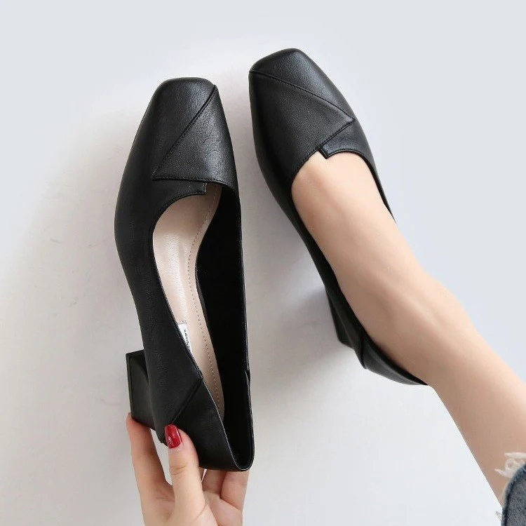 Damen Elegante Pumps mit modernem, spitzen Design und blockierten Absatz Heidi Mode - Image 7