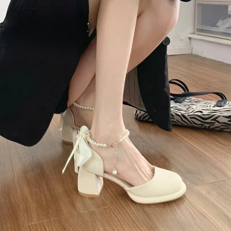 Damen Elegante Pumps mit modischem Fesselriemen und hochwertiger Sohle Heidi Mode