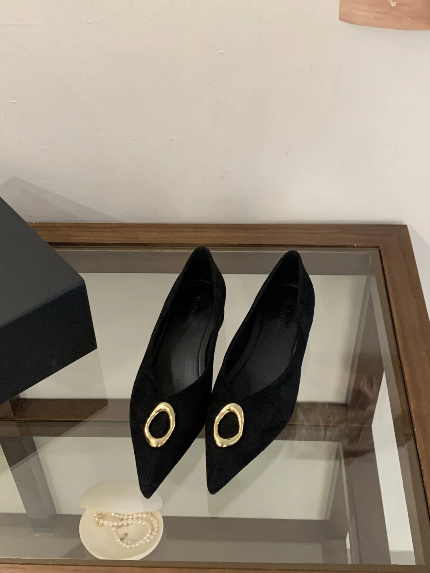 Damen elegante Pumps mit modischer Goldschnalle Heidi Mode - Image 7