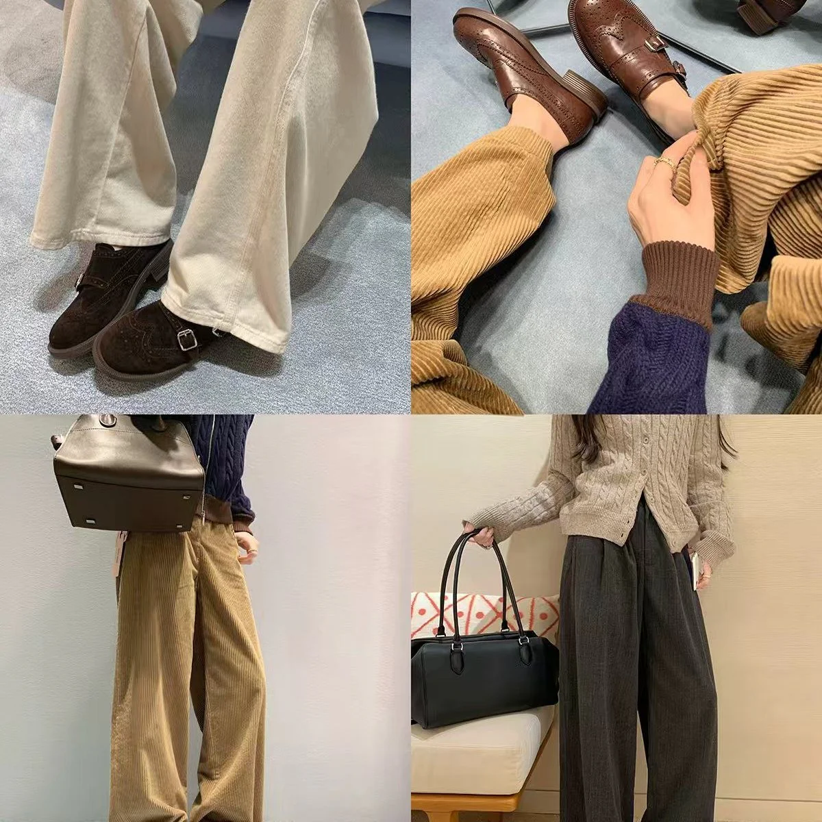 Damen elegante Schnürschuhe mit hochwertiger Schnalle und feiner Brogue-Prägung Heidi Mode - Image 4