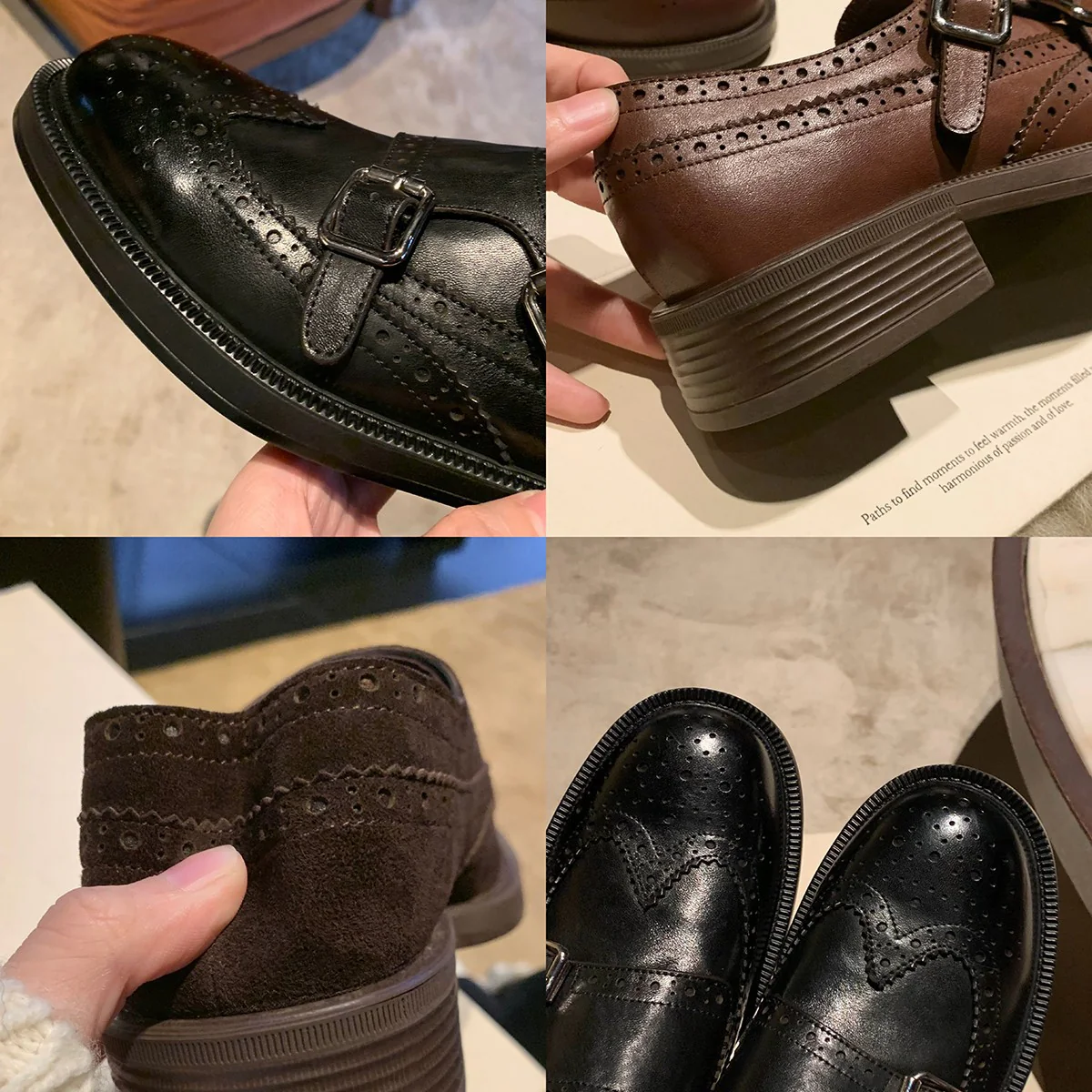 Damen Elegante Schnürschuhe mit modischem Schnallenakzent Heidi Mode - Image 3