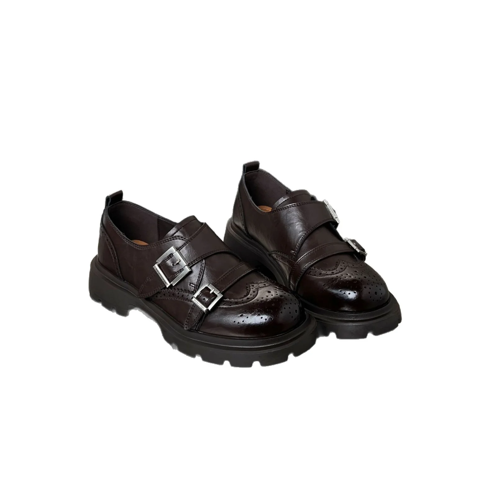 Damen Elegante Schnürschuhe mit modischen Schnallen und rutschfester Gummisohle Heidi Mode - Image 5