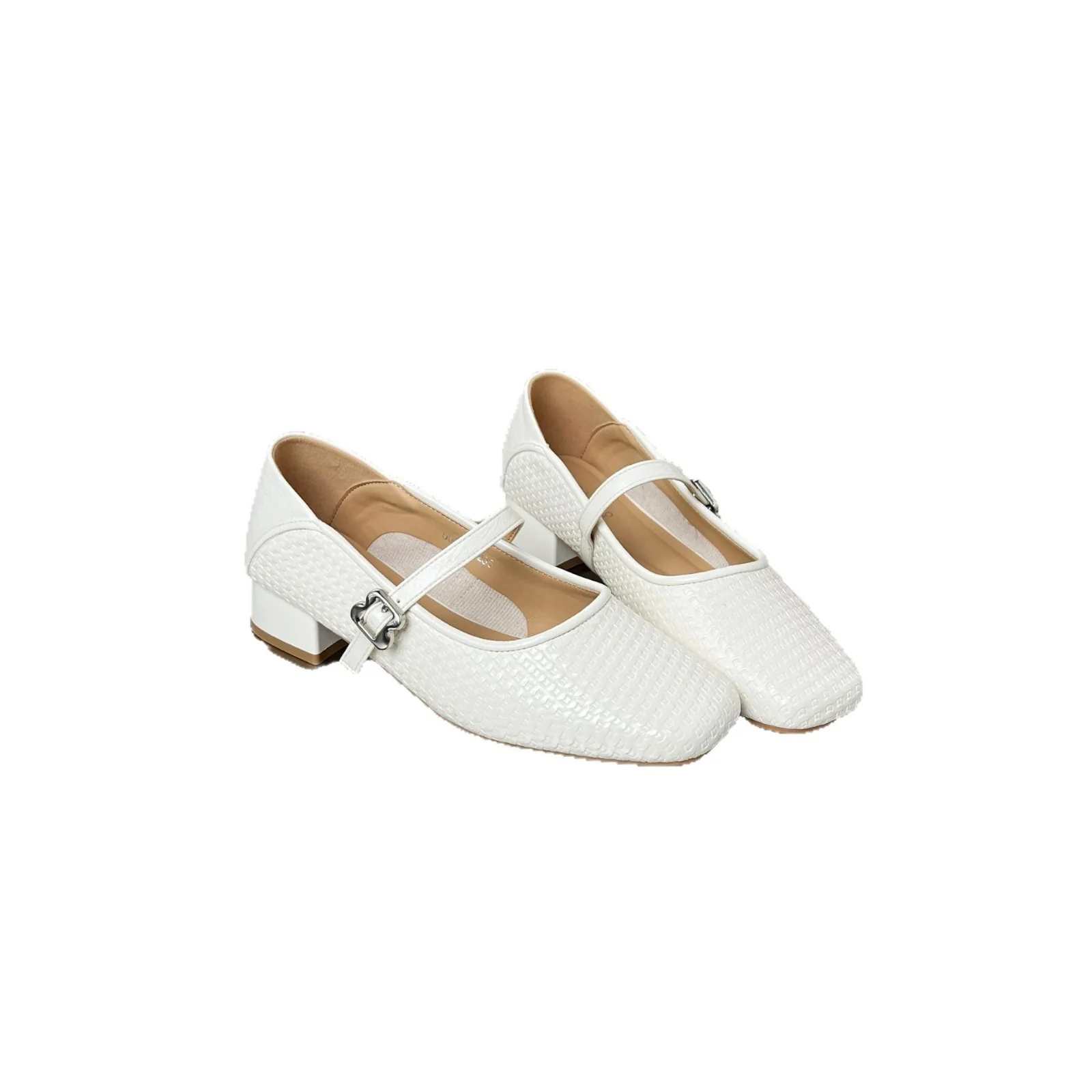Damen Elegante Schnürschuhe mit modischer Riemenverzierung und bequemer Blockabsatz Heidi Mode - Image 5