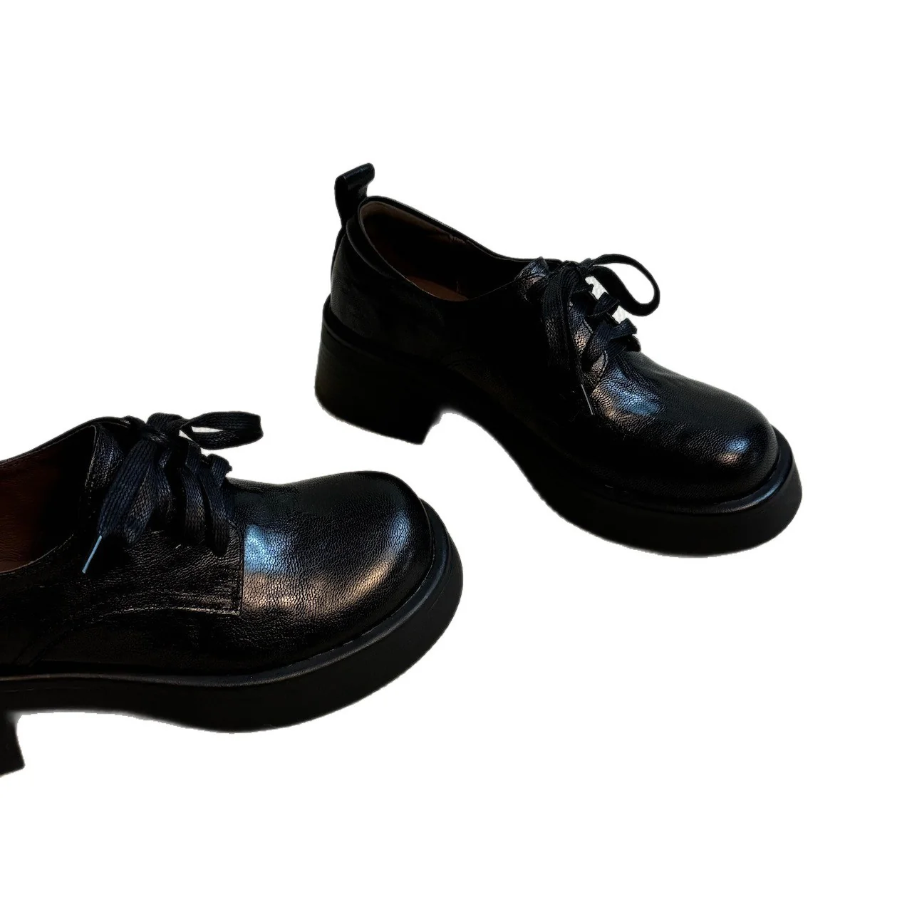 Damen Elegante Schnürschuhe mit robustem Blockabsatz und flexibler Sohle Heidi Mode - Image 5
