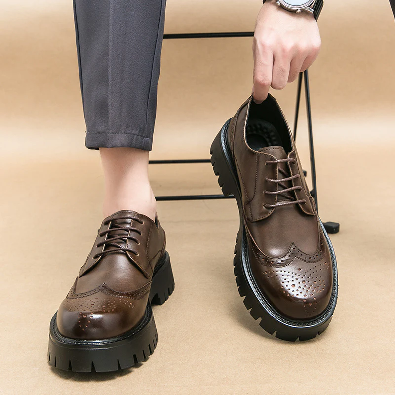 Damen Elegante Schnürschuhe mit robustem Profil und atmungsaktivem Obermaterial Heidi Mode