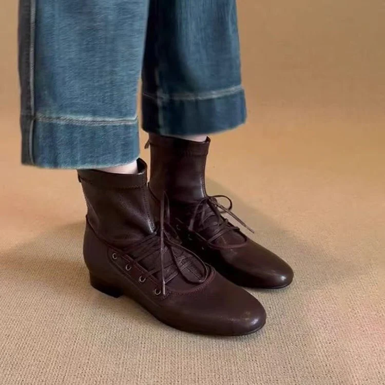 Damen elegante Schnürstiefel mit praktischer Reißverschlussöffnung Heidi Mode - Image 7