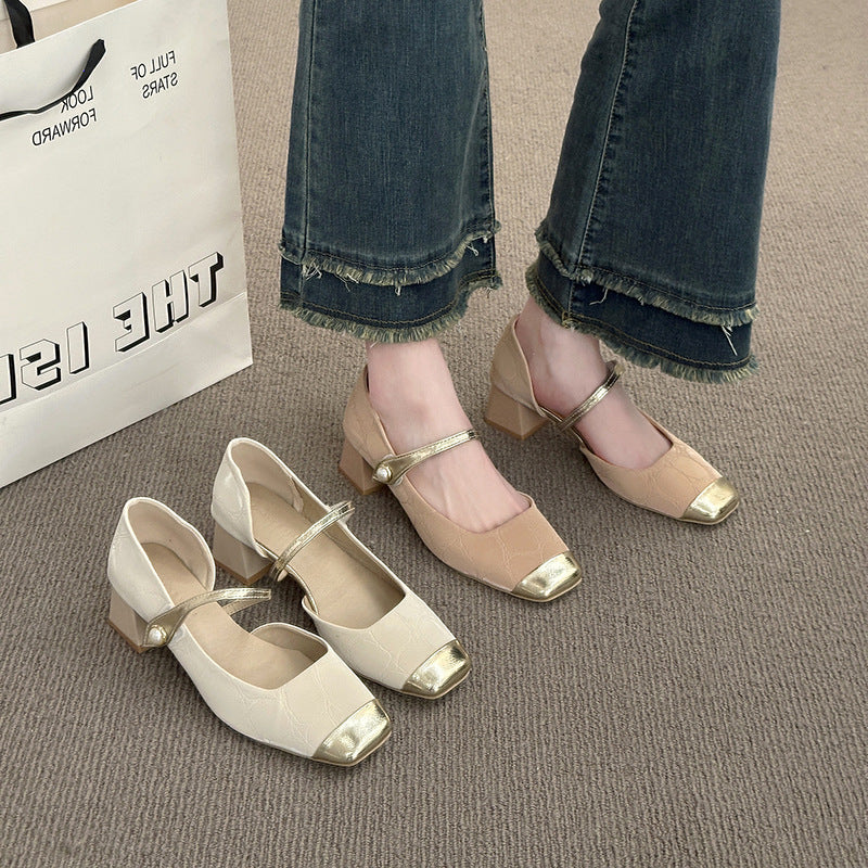Damen elegante Sling-Ballerinas mit hochwertigem Riemen und glänzendem Zehenbereich Heidi Mode - Image 4