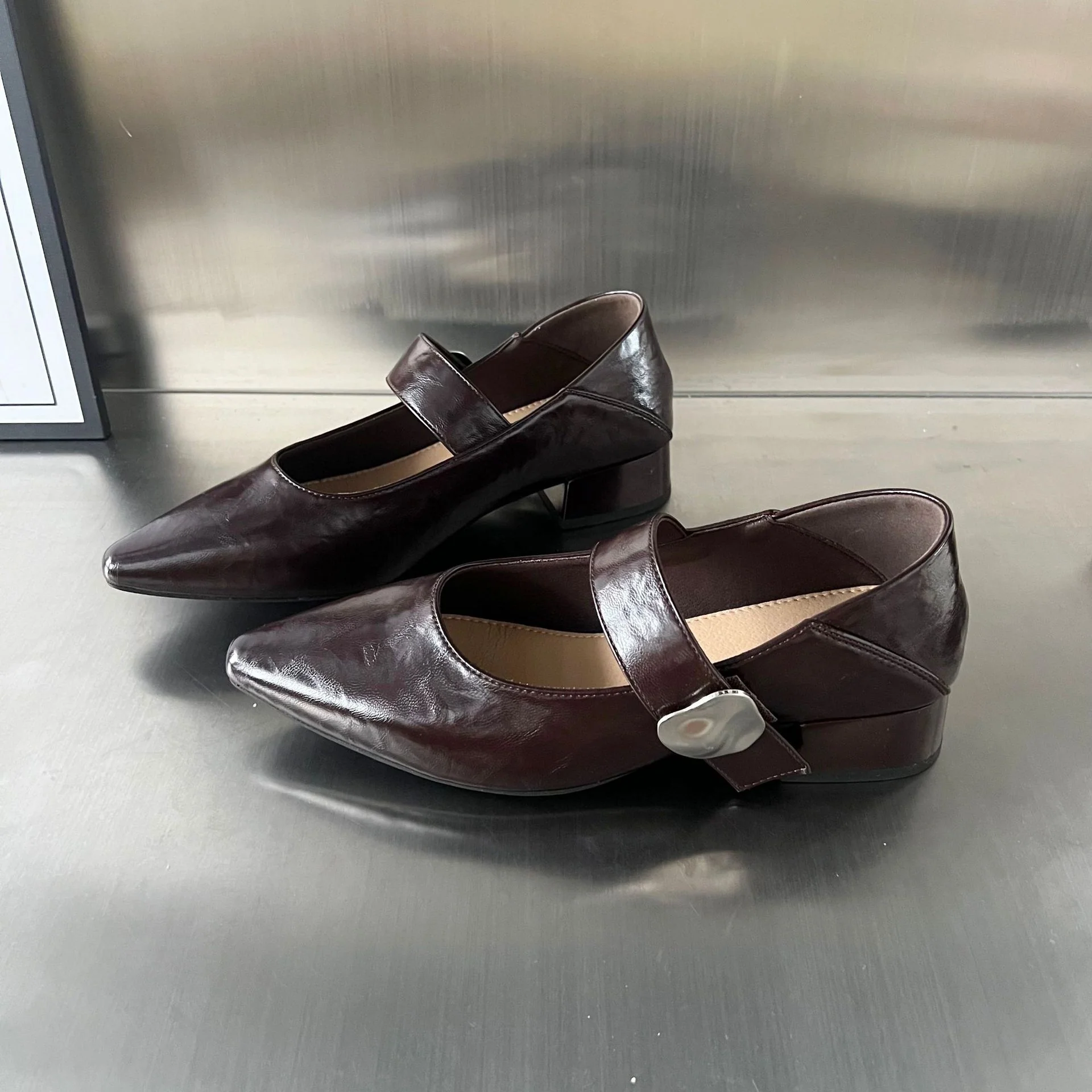 Damen elegante Slingback-Ballerinas mit modernen Akzenten Heidi Mode - Image 8