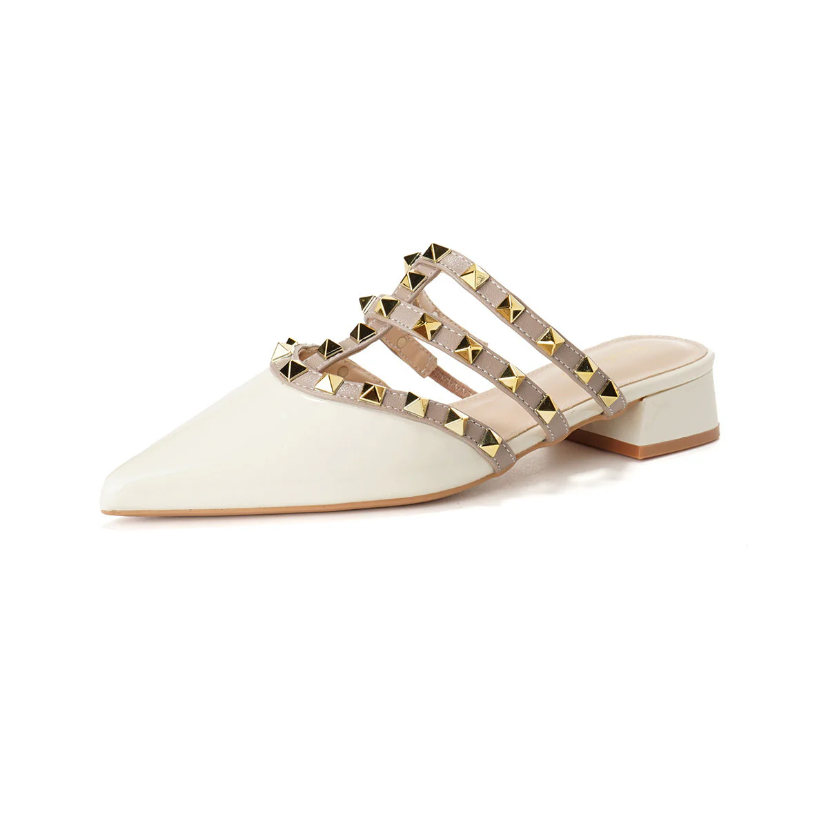 Damen Elegante Slingback-Pantoletten mit Strassverziertem Riemen und Komfortablem Blockabsatz Heidi-Mode - Image 7