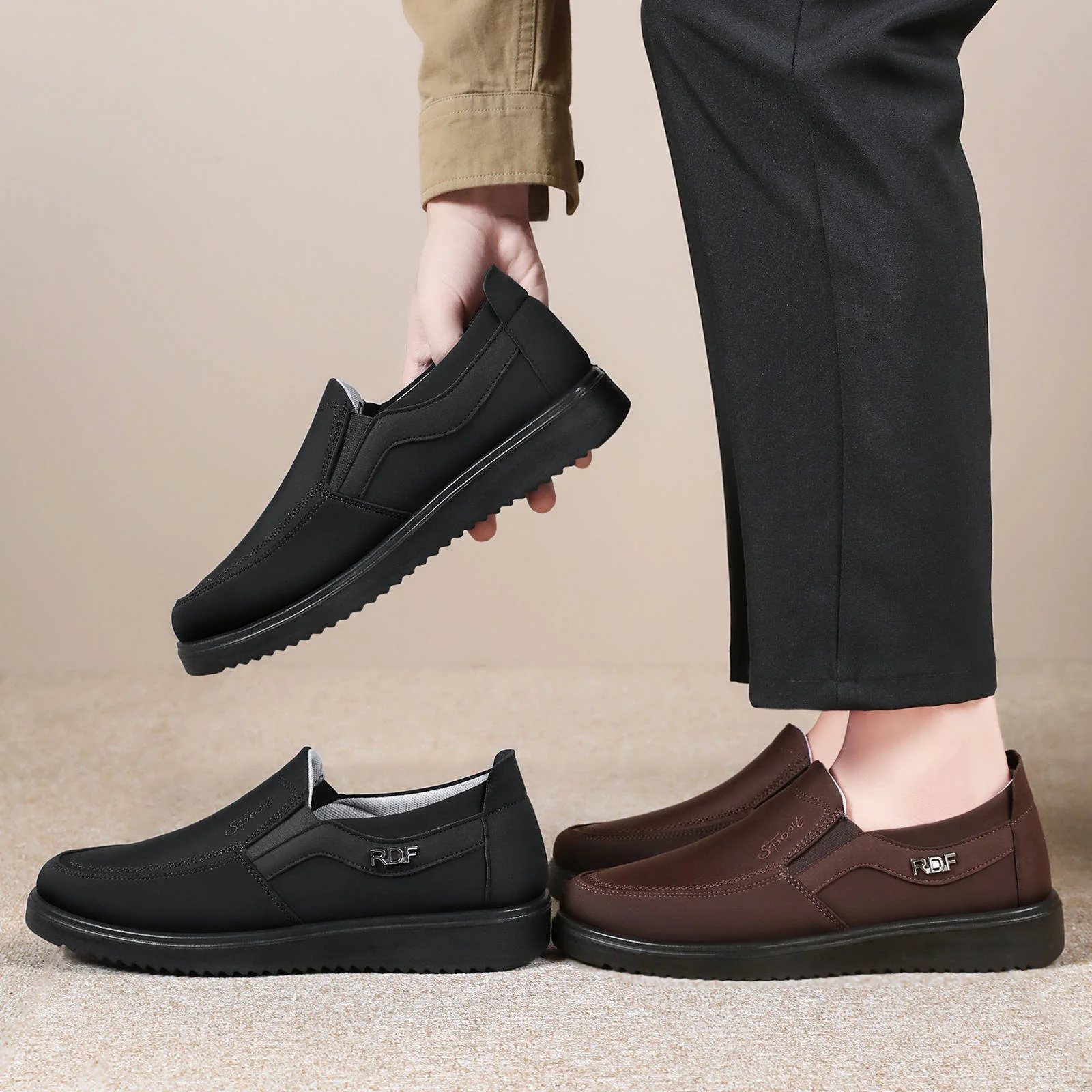 Damen Elegante Slip-On Freizeitschuhe mit Komfortsohle und rutschfester Außensohle Heidi Mode - Image 4
