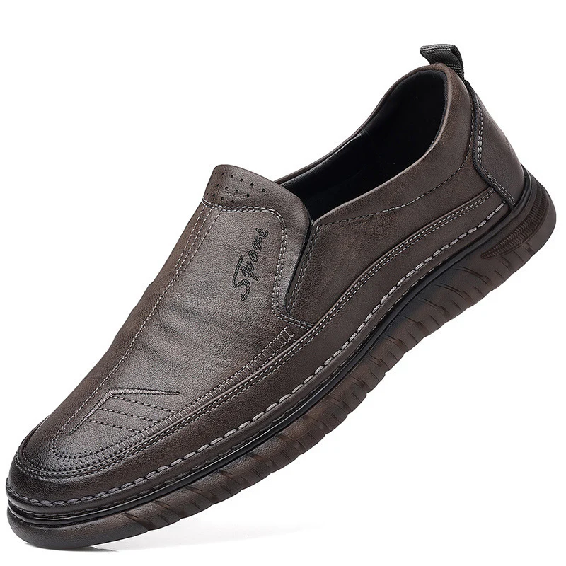 Damen Elegante Slip-On Lederschuhe mit rutschfester Sohle Heidi Mode - Image 5
