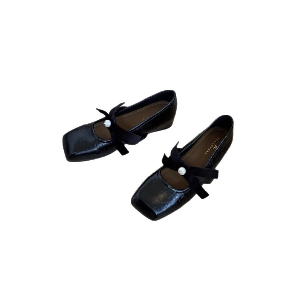 Damen Elegante Slipper mit eleganter Schleife und Perl-Details Heidi Mode - Image 5
