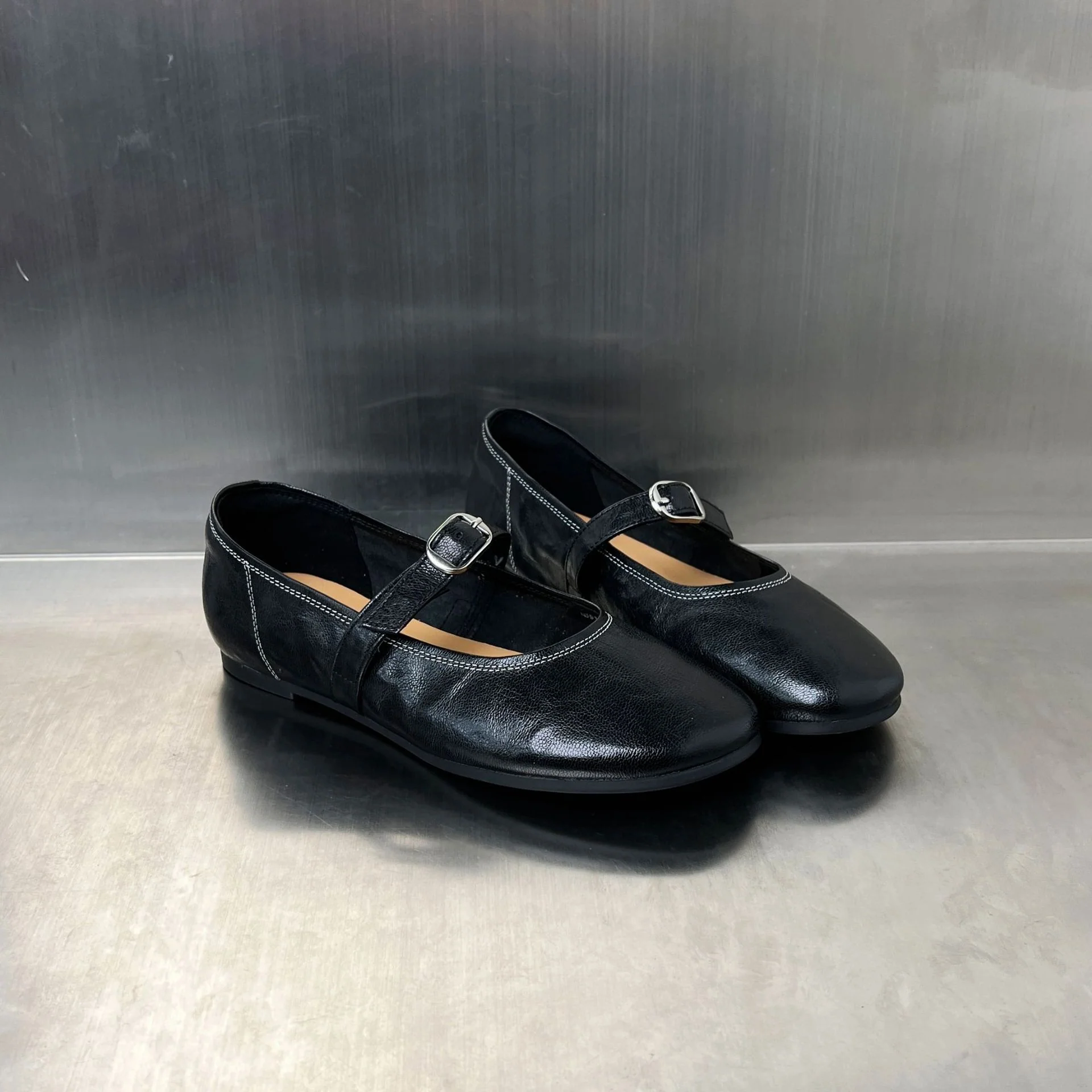 Damen elegante Slipper mit modischem Schnallenverschluss Heidi Mode - Image 4
