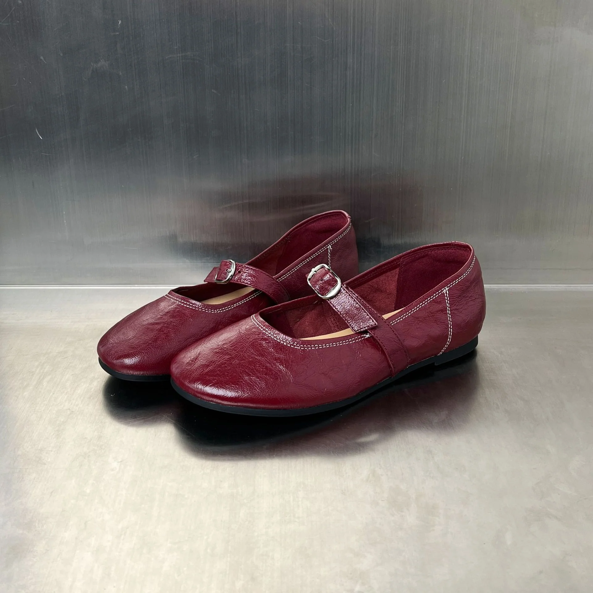 Damen elegante Slipper mit modischem Schnallenverschluss Heidi Mode - Image 7