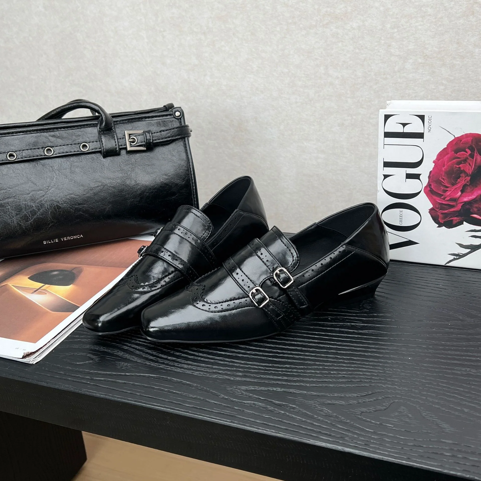Damen elegante Slipper mit modischen Schnallen Heidi Mode - Image 6
