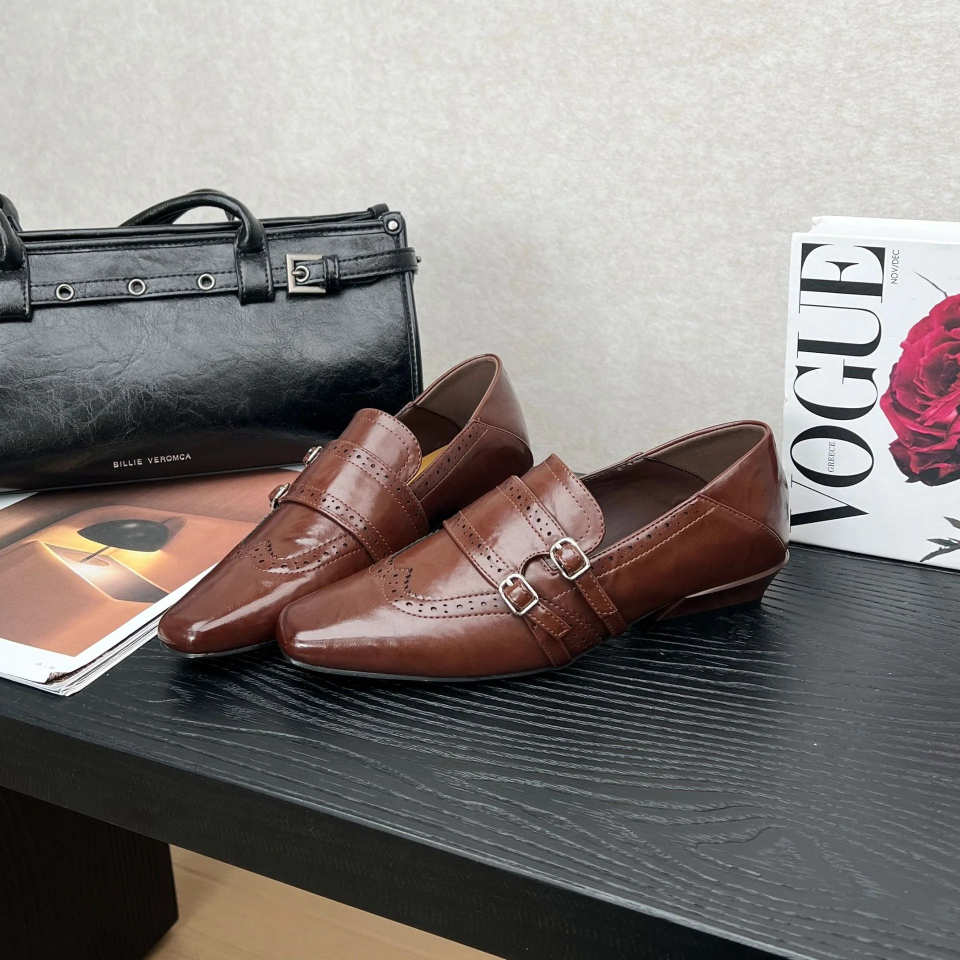 Damen elegante Slipper mit modischen Schnallen Heidi Mode - Image 7