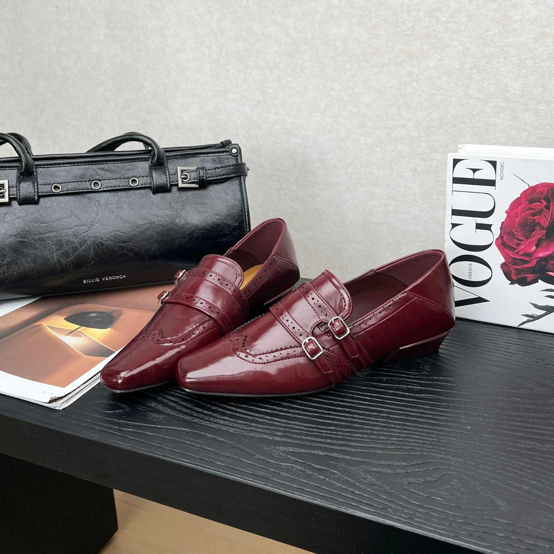 Damen elegante Slipper mit modischen Schnallen Heidi Mode - Image 8