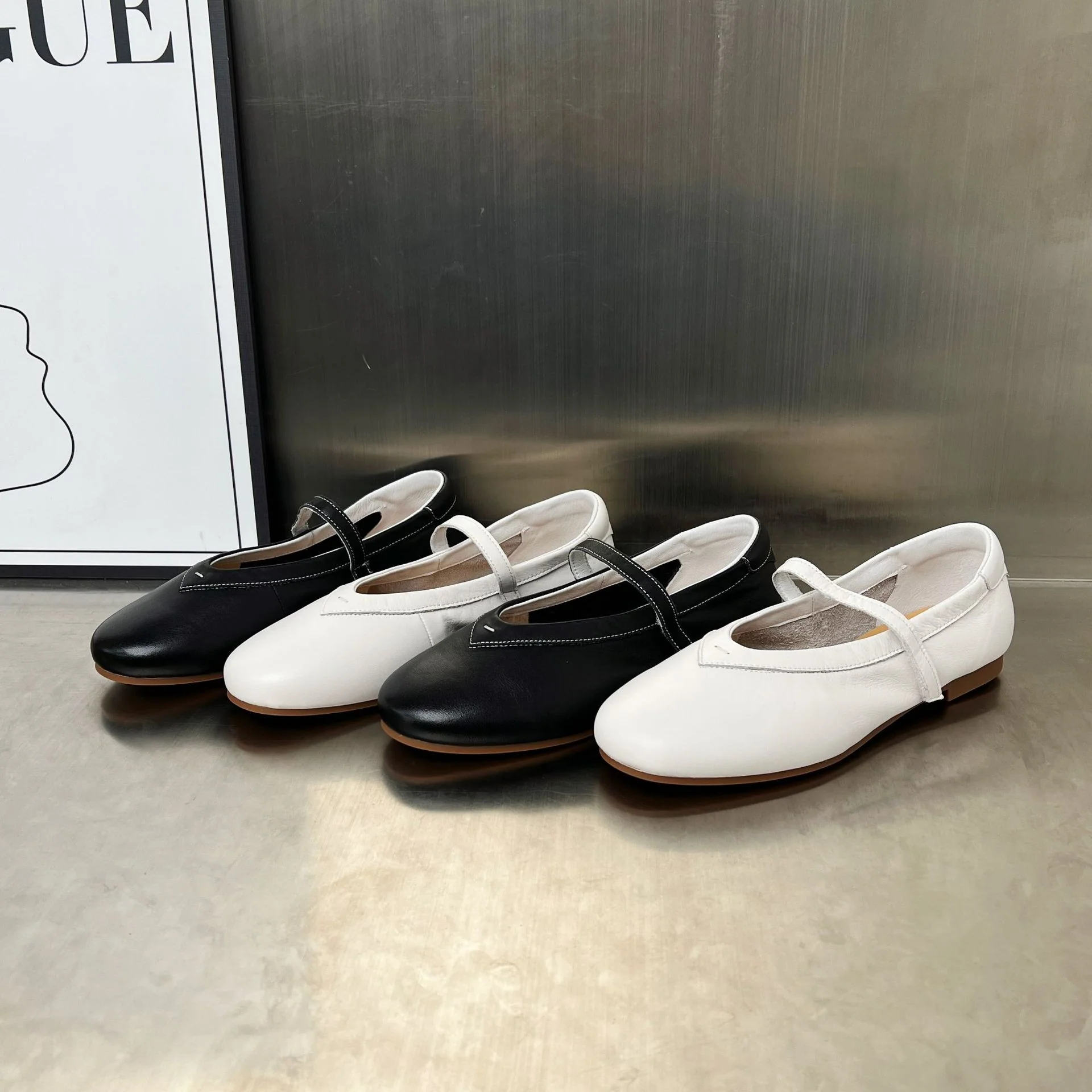 Damen elegante Slipper mit verstellbarem Riemen und weicher Innensohle Heidi Mode - Image 3