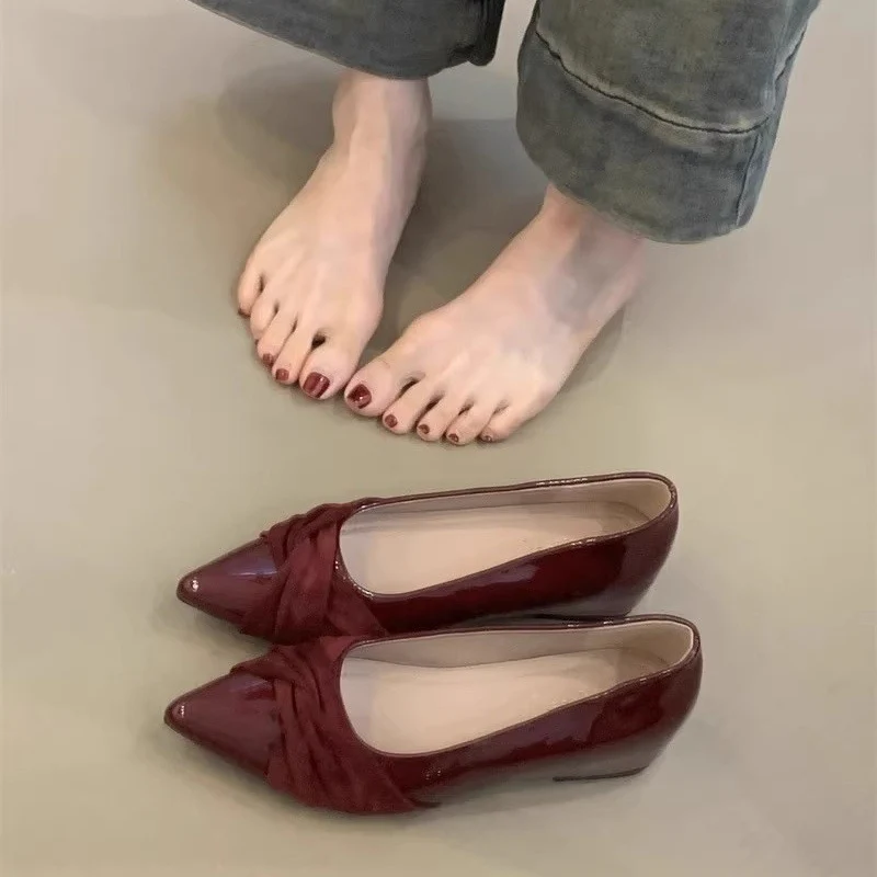 Damen elegante spitze Ballerinas mit modischer Schleifenapplikation Heidi Mode - Image 6