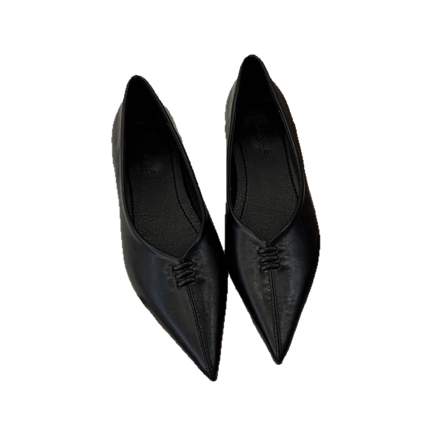 Damen Elegante spitze Ballerinas mit Silberner Metallic-Oberfläche Heidi Mode - Image 5