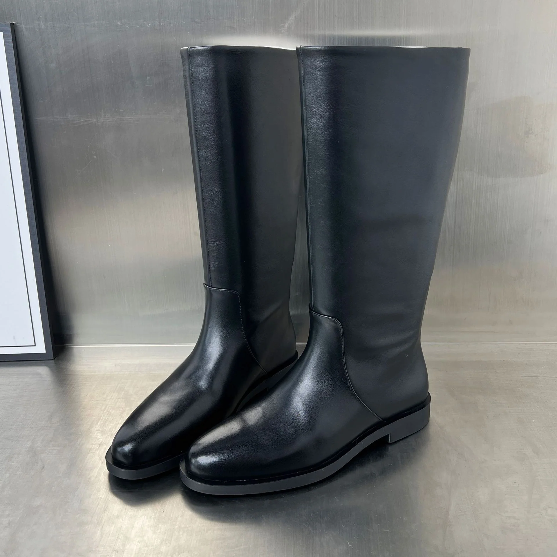 Damen elegante Stiefel aus hochwertigem Leder Heidi Mode