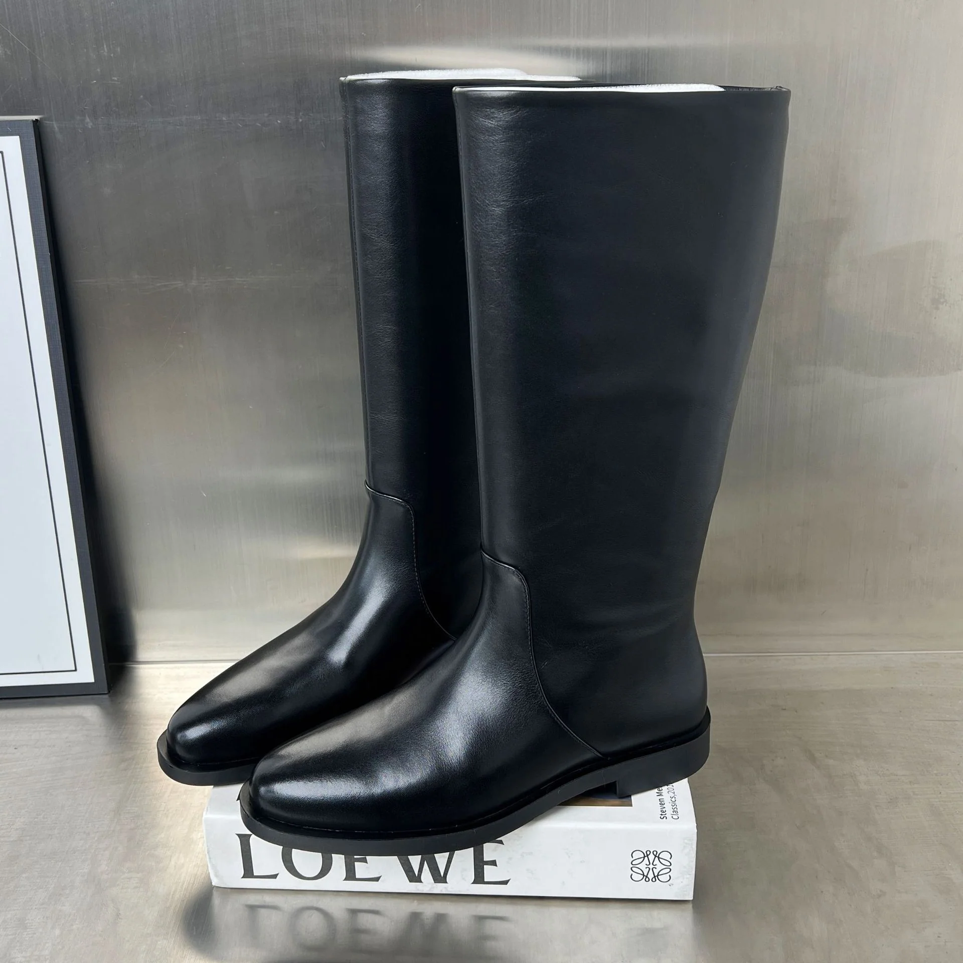 Damen elegante Stiefel aus hochwertigem Leder Heidi Mode - Image 4
