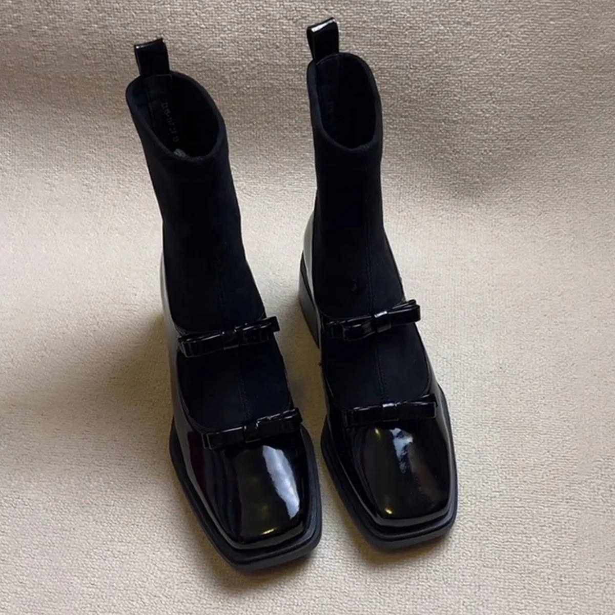 Damen elegante Stiefeletten mit komfortablem Stretchschaft von Heidi Mode - Image 4