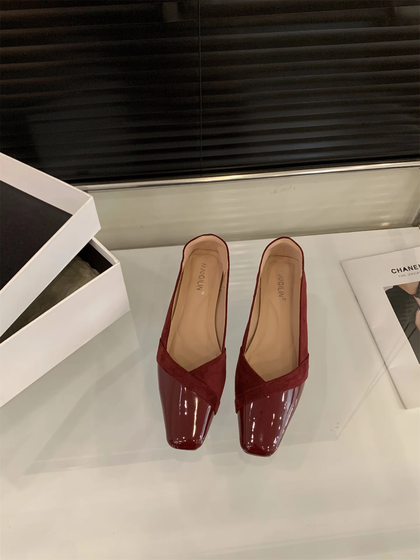 Damen elegante Stiefeletten mit modischem Glanz und komfortablem Fußbett Heidi Mode - Image 8