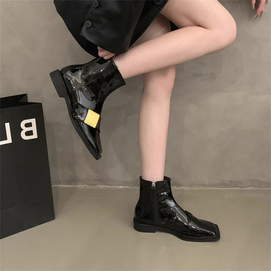 Damen elegante Stiefeletten mit modischer Schnallenverzierung Heidi Mode - Image 2