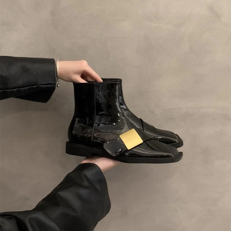 Damen elegante Stiefeletten mit modischer Schnallenverzierung Heidi Mode - Image 4
