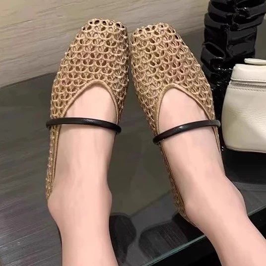 Damen Elegante und atmungsaktive Ballerinas mit modischem Netzdesign Heidi Mode - Image 4