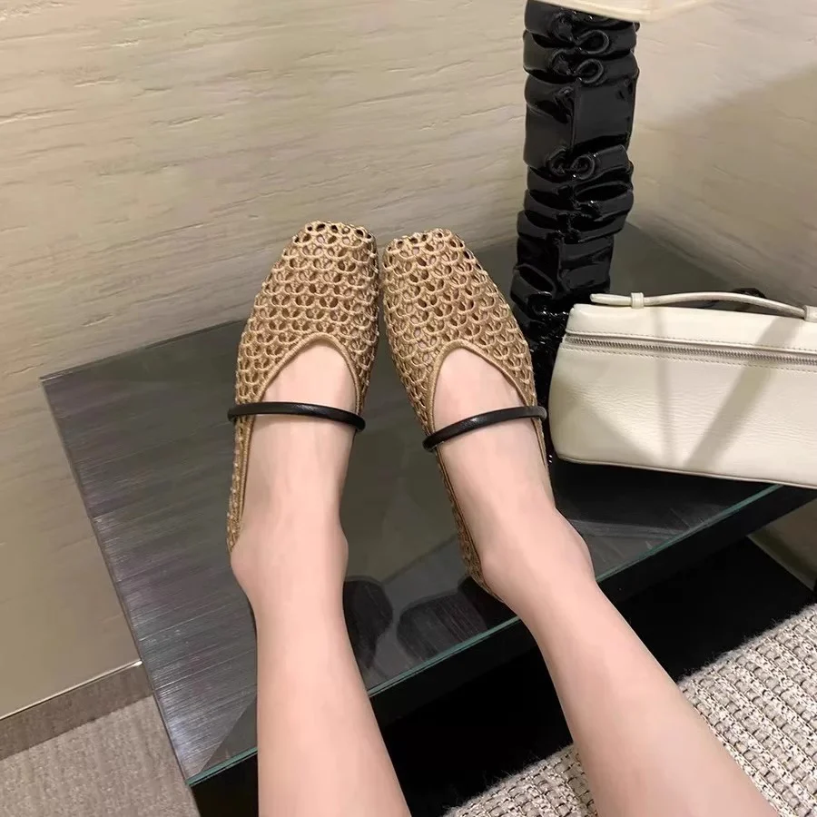 Damen Elegante und atmungsaktive Ballerinas mit modischem Netzdesign Heidi Mode - Image 7
