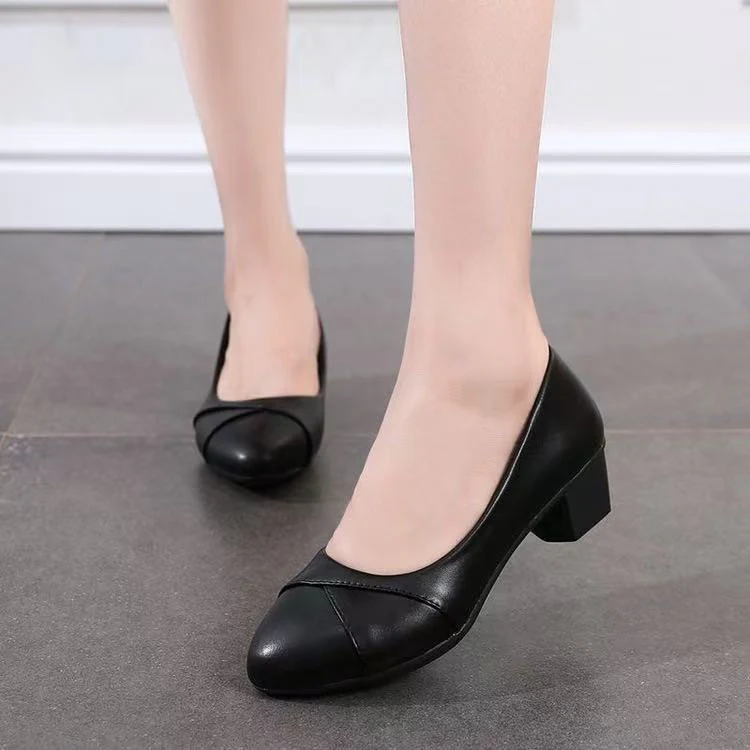 Damen Elegante und bequeme Pumps mit Blockabsatz Heidi Mode - Image 3