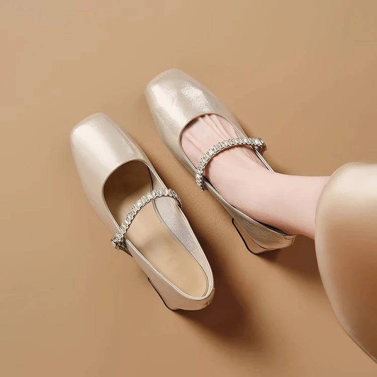 Damen Elegante und bequeme Pumps mit blockabsatz Heidi Mode - Image 2