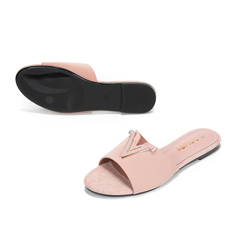 Damen Elegante und Bequeme Slides mit Schmuck-Detail Heidi-Mode - Image 6