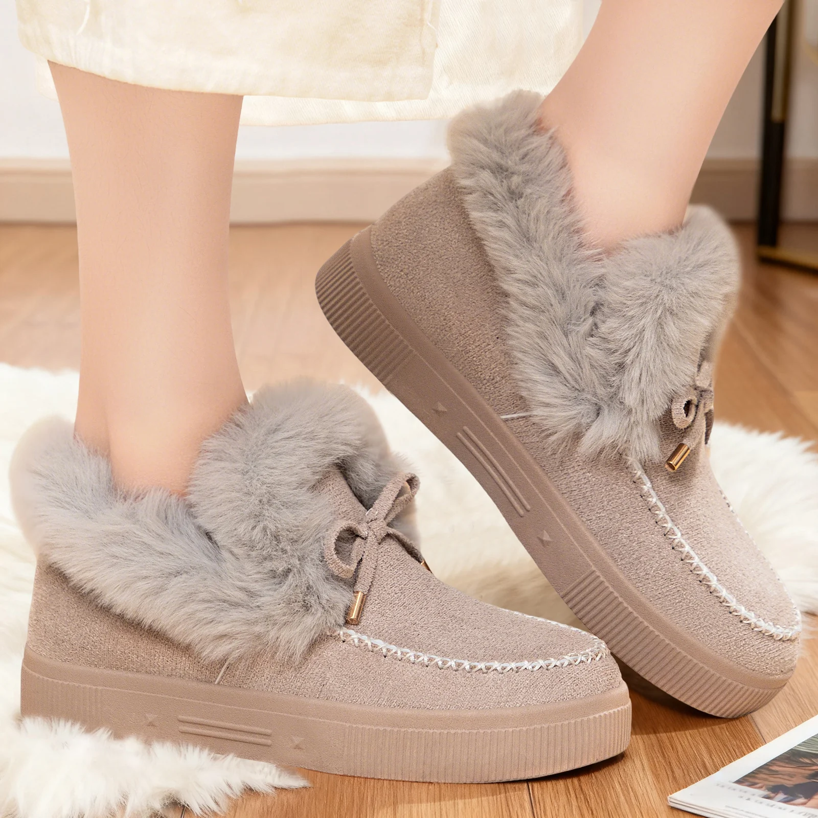 Damen Elegante und bequeme Sneaker mit kuscheligem Innenfutter Heidi Mode - Image 2