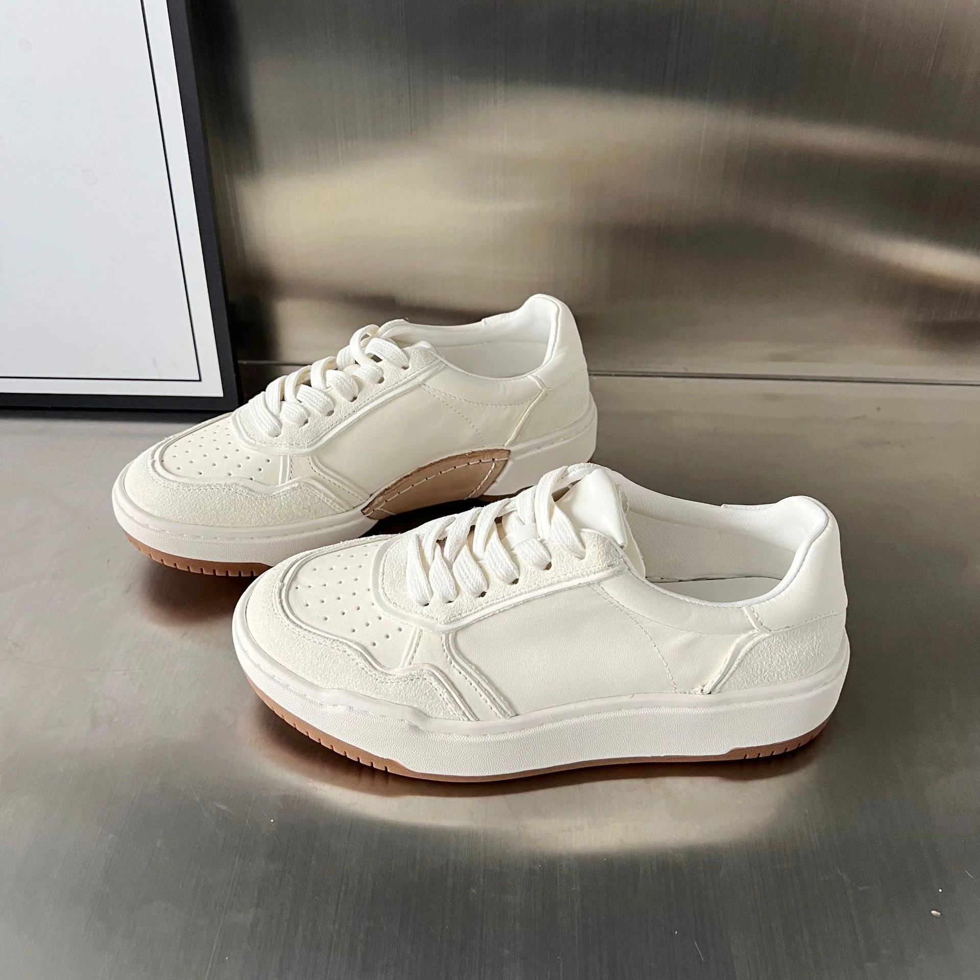 Damen Elegante und bequeme Sneakers aus hochwertigem Leder Heidi Mode - Image 3
